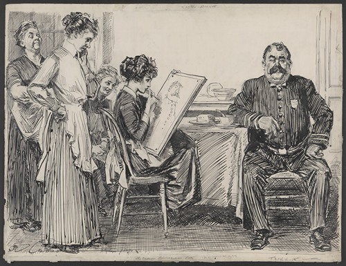 The Weaker Sex Ii By Charles Dana Gibson Artvee