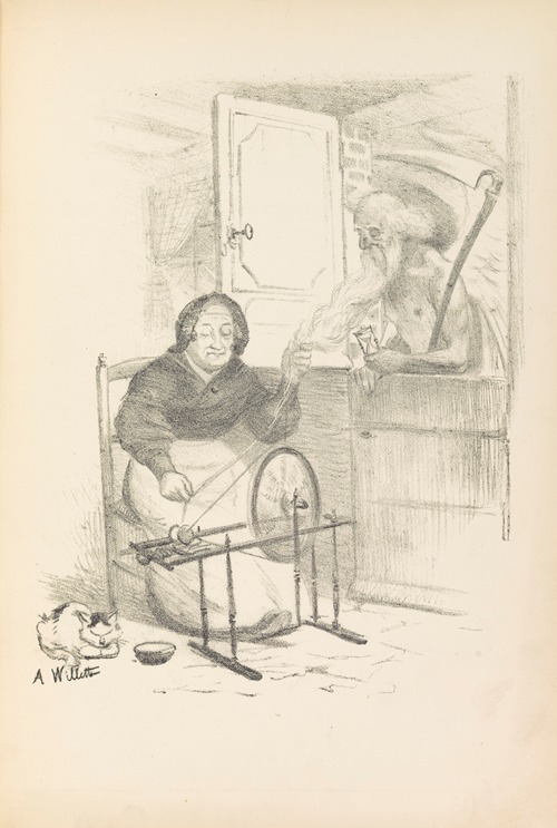 Adolphe Léon Willette - Artvee