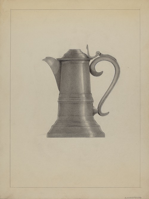 Pewter Flagon