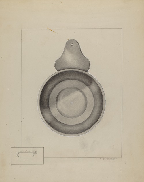 Pewter Porringer
