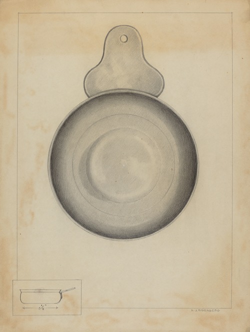 Pewter Porringer
