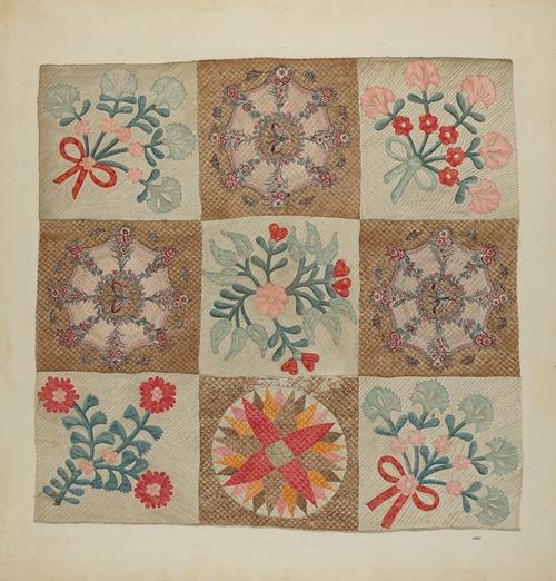 Applique and Patchwork Quilt