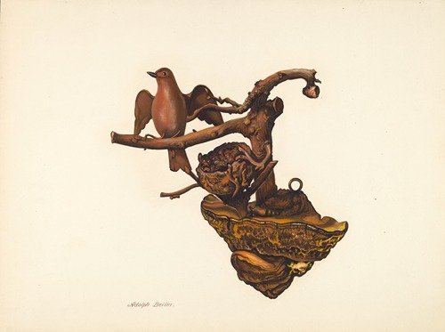 Carved Bird and Nest