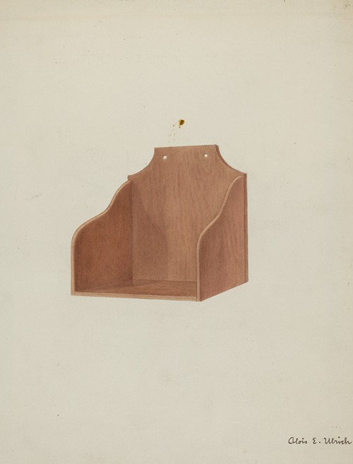 Shaker Wooden Wall Shelf