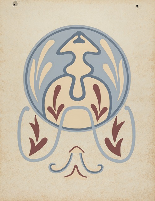 Asistencia of San Antonio de Pala Wall Design from the portfolio Decorative Art of Spanish California