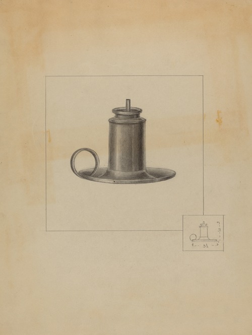 Pewter Lamp