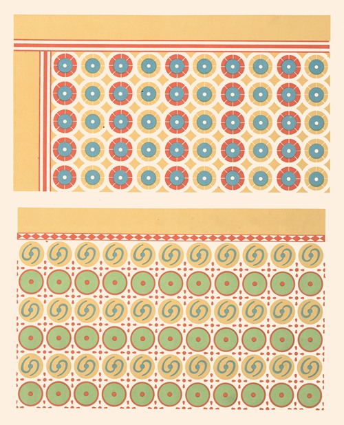 20. Plafond du Tombeau D’amenheb (n° 90), 21. Plafond du Tombeau de Menkheper (n° 79)