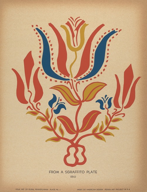 Plate 2 – From Portfolio Folk Art of Rural Pennsylvania