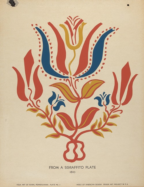 Plate 2 – From Portfolio Folk Art of Rural Pennsylvania