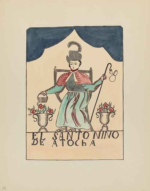 Plate 24 – The Lost Child of Atocha – From Portfolio Spanish Colonial Designs of New Mexico