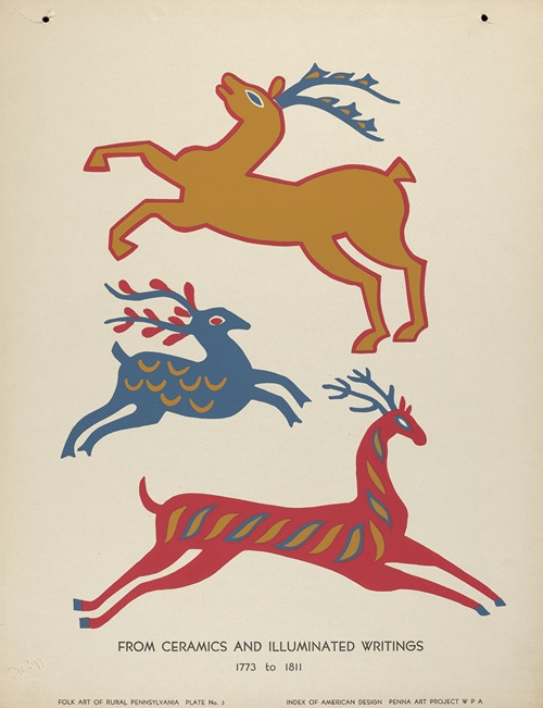 Plate 3 – From Portfolio Folk Art of Rural Pennsylvania