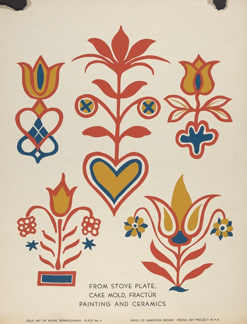 Plate 3 – From Portfolio Folk Art of Rural Pennsylvania