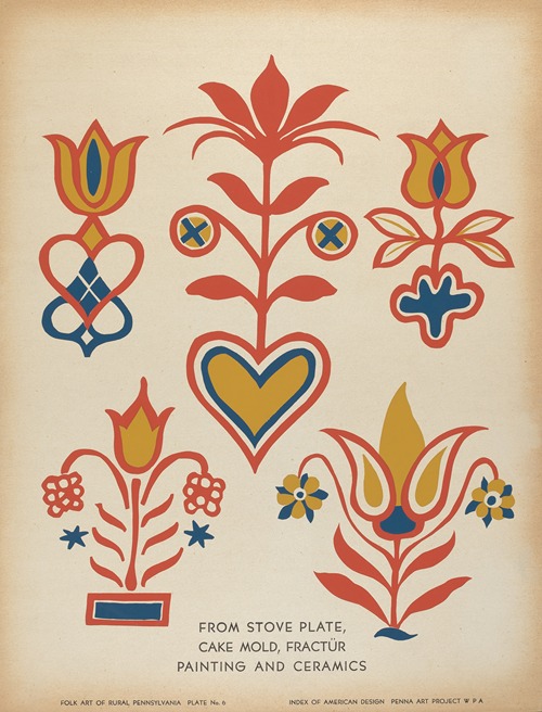 Plate 6 – From Portfolio Folk Art of Rural Pennsylvania