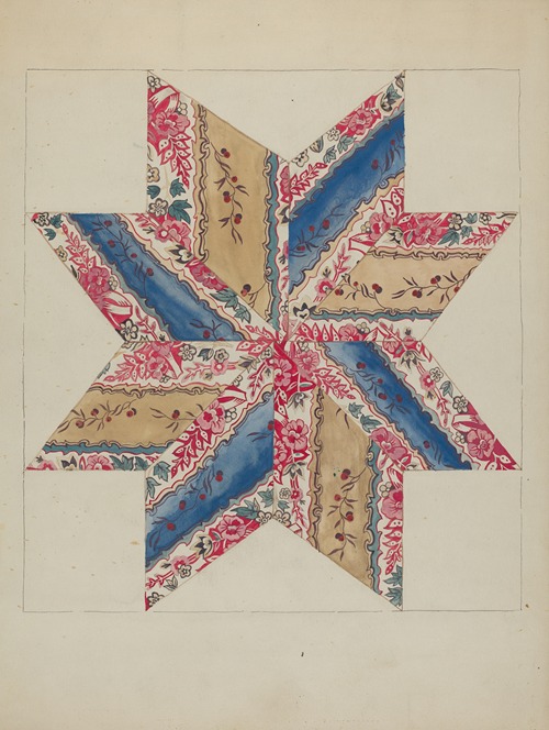 Quilt Applique (Stars)