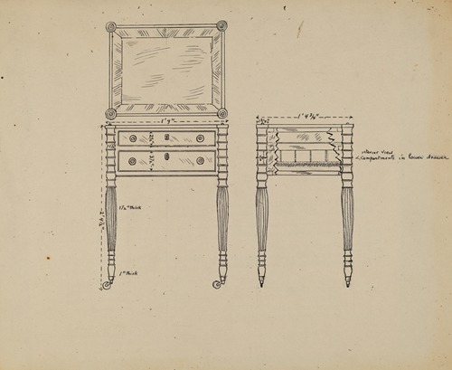 Sewing and Work Table