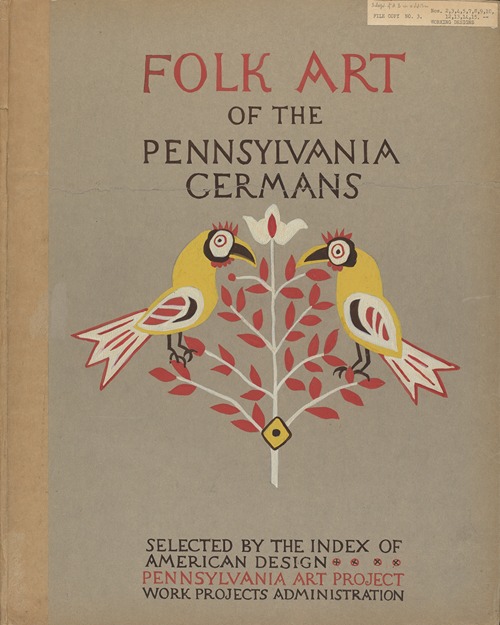 Study for Portfolio Cover – Folk Art of Rural Pennsylvania