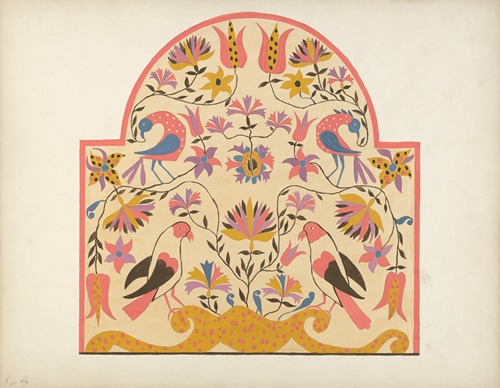 Study for Proposed Portfolio Decorated Chests of Rural Pennsylvania