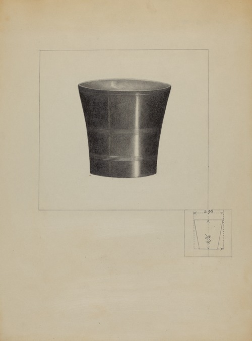 Pewter Beaker