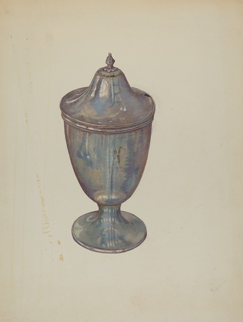 Pewter Sugar Bowl