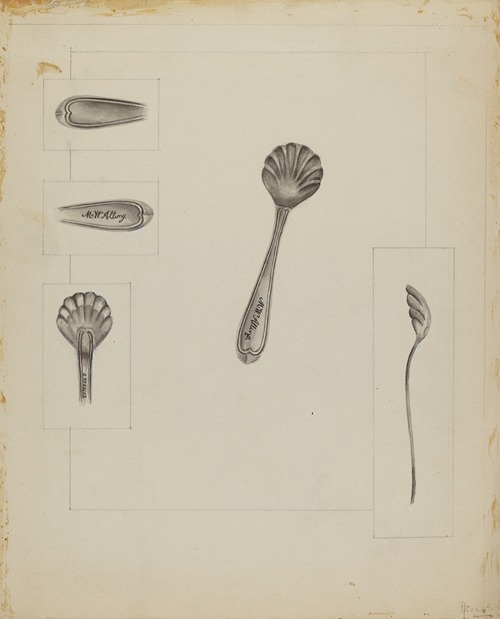 Silver Sugar Spoon