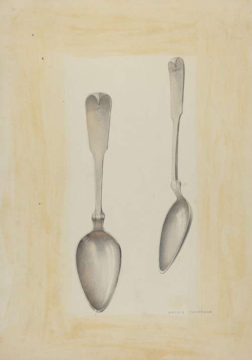 Bishop Hill – Large Silver Spoon