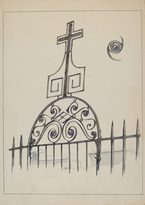 Iron Cross – Gate Ornament
