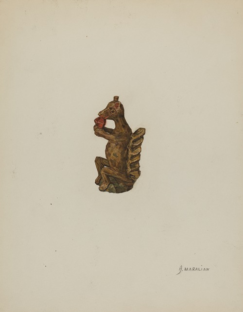 Pa. German Squirrel Figurine