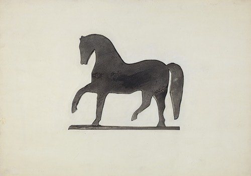Black Horse Weather Vane