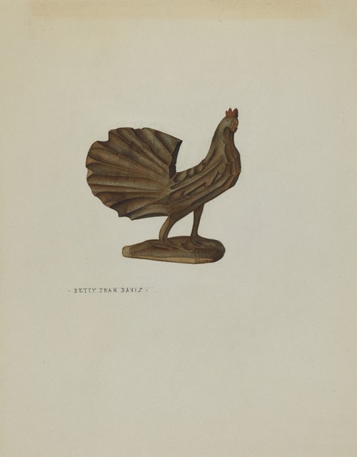 Pa. German Toy Rooster