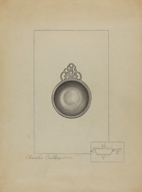 Pewter Porringer