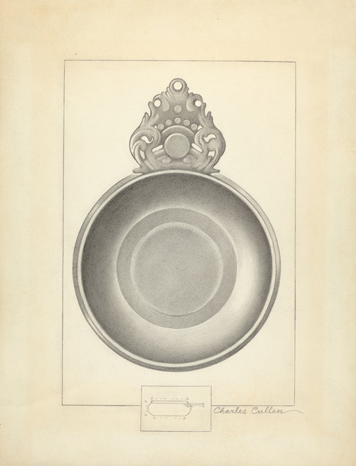 Pewter Porringer