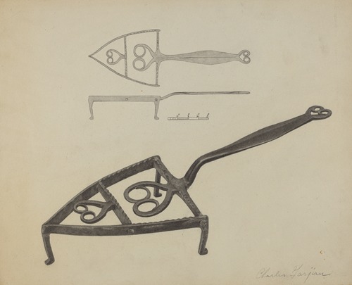 Pa. German Flat-iron Holder
