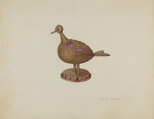 Pa. German Toy Bird