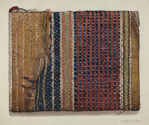Fragment of Shaker Hall Rug