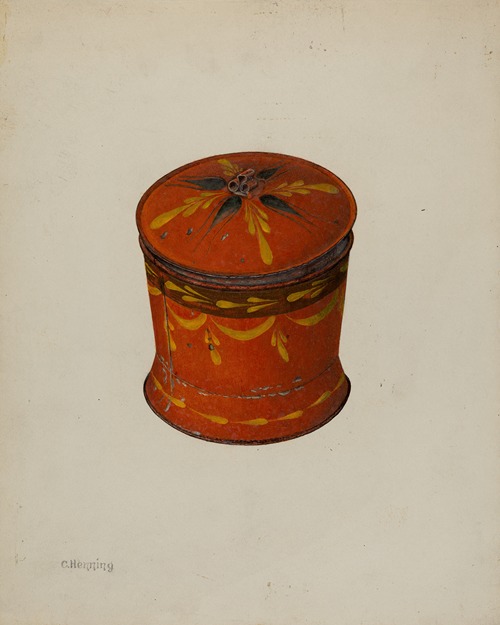 Toleware Sugar Bowl