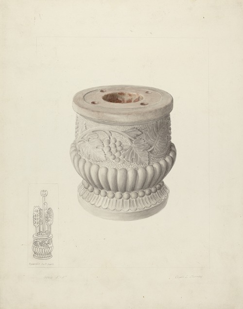 Carved Stone Urn