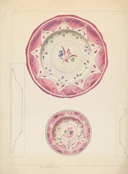 Pie Plate and Cup Plate