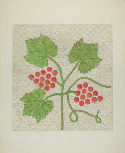 Quilt – Grape Pattern