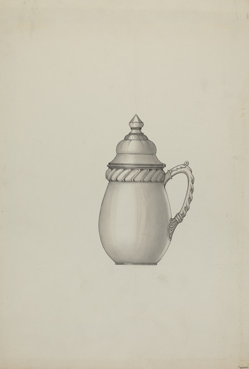 Pewter Honey Jar