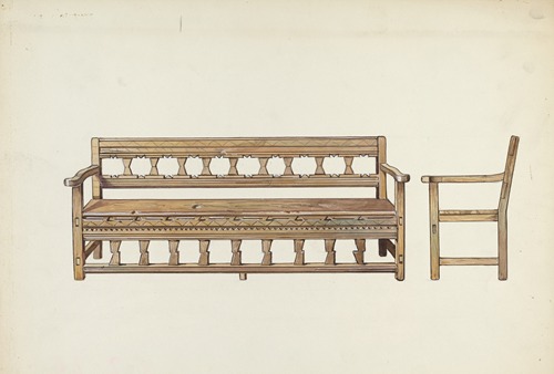 Wooden Bench