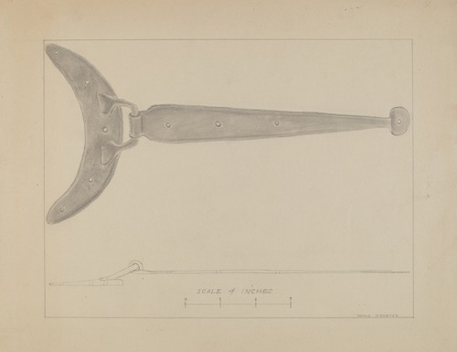 Crescent – Butted Strap Hinge