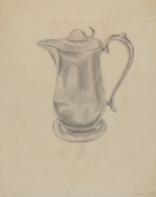 Pewter Syrup Pitcher