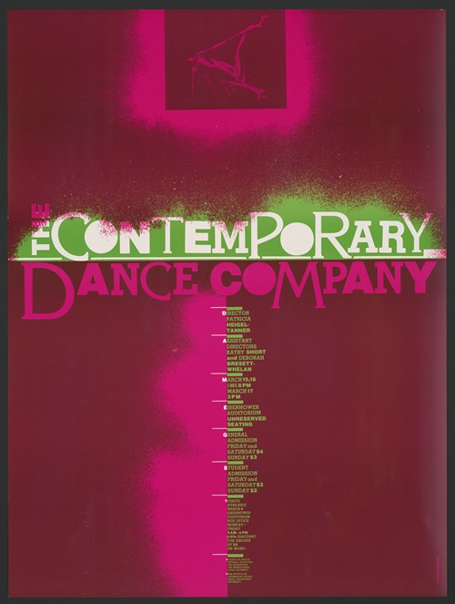The contemporary dance company… (1980-1990)