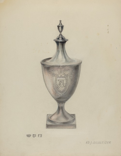 Silver Sugar Urn