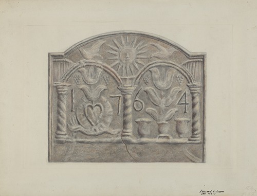 Pa. German Stove Plate