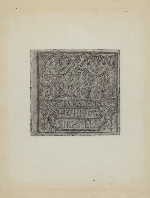 Pa. German Stove Plate