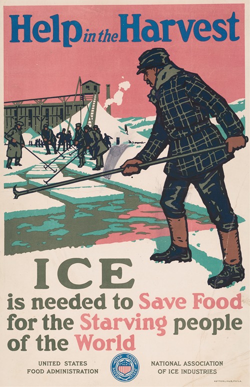 Help in the harvest ice is needed to save food for the starving people of the world (1920)