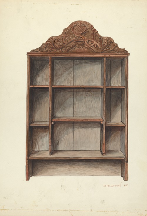 Hand Carved Cabinet