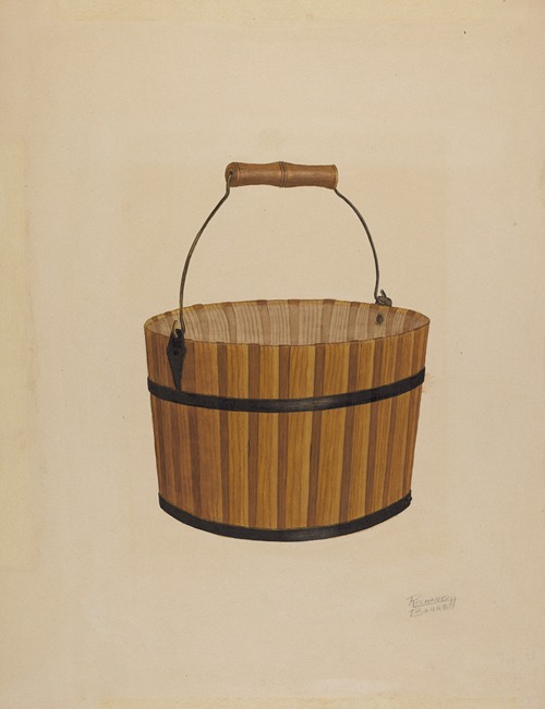 Shaker Wooden Bucket