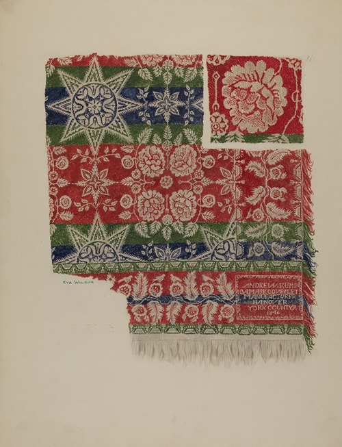 Damask Coverlet